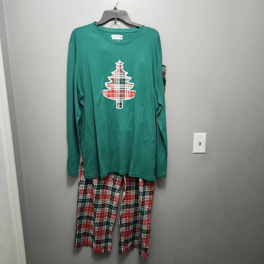 Jammies for your families men's pajama set size large Christmas holidays